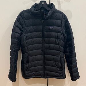 Patagonia Kids Down Black Puffer Jacket XL (14)